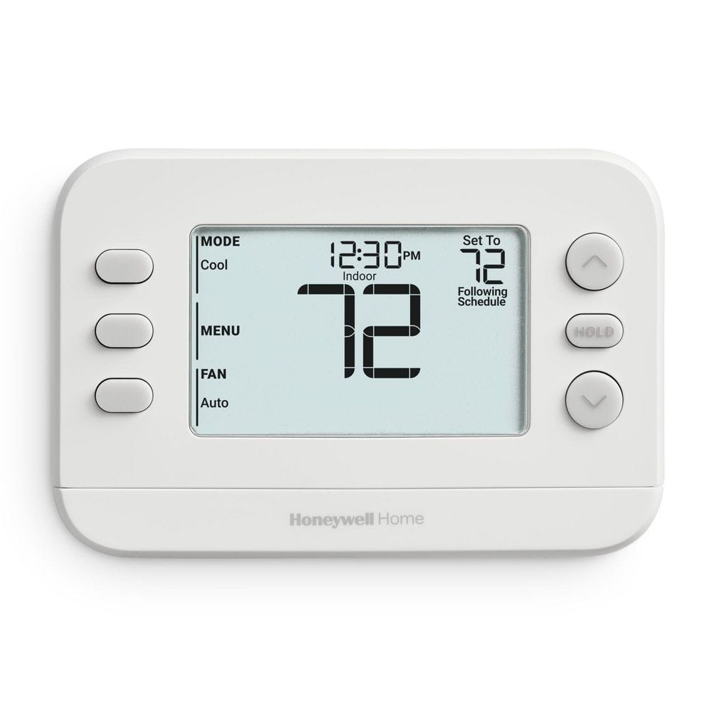 X2P Programmable Thermostat, Single-Stage, 1-Heat/1-Cool, 5-2 Day Schedule - Hercitys