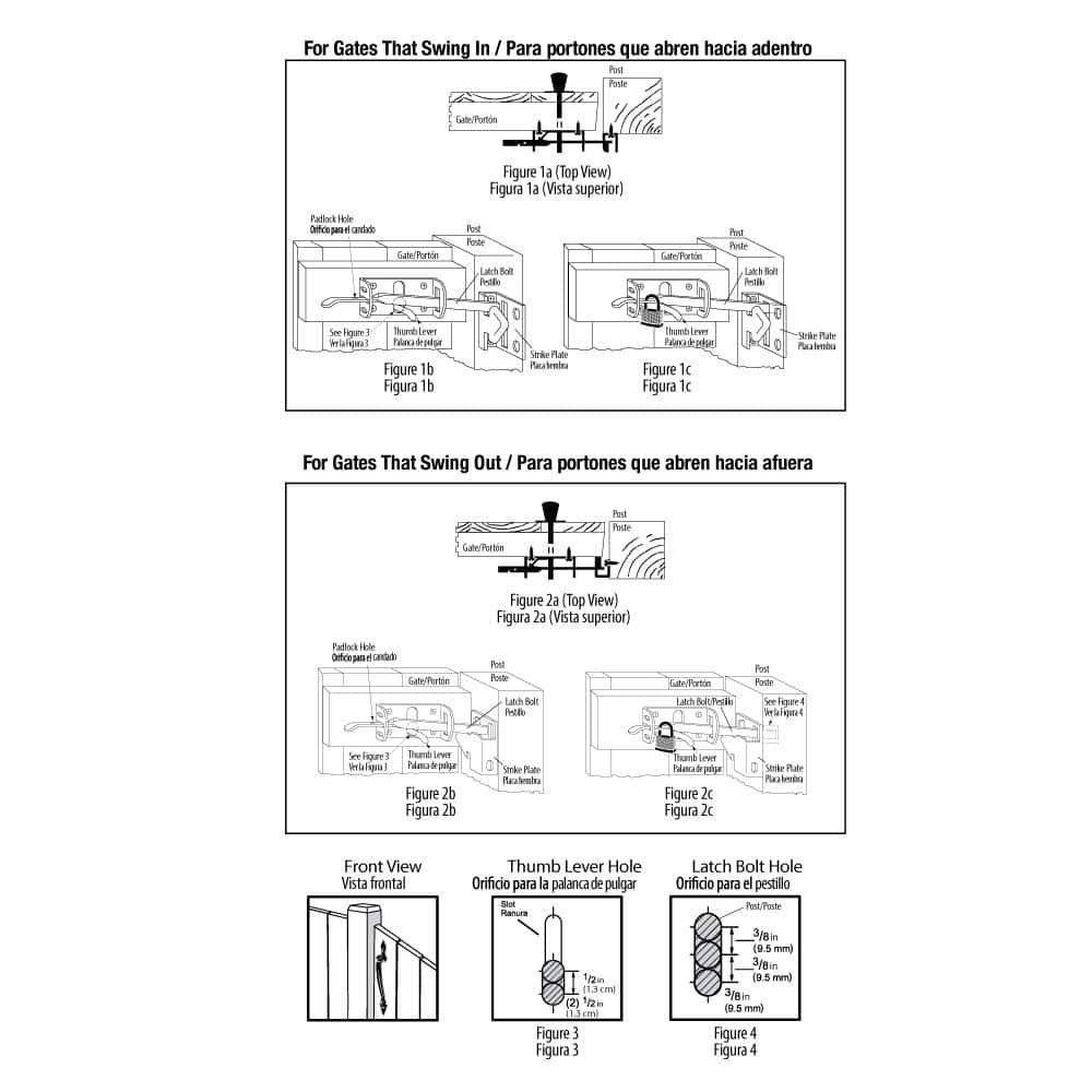 Black Thumb Latch - Hercitys