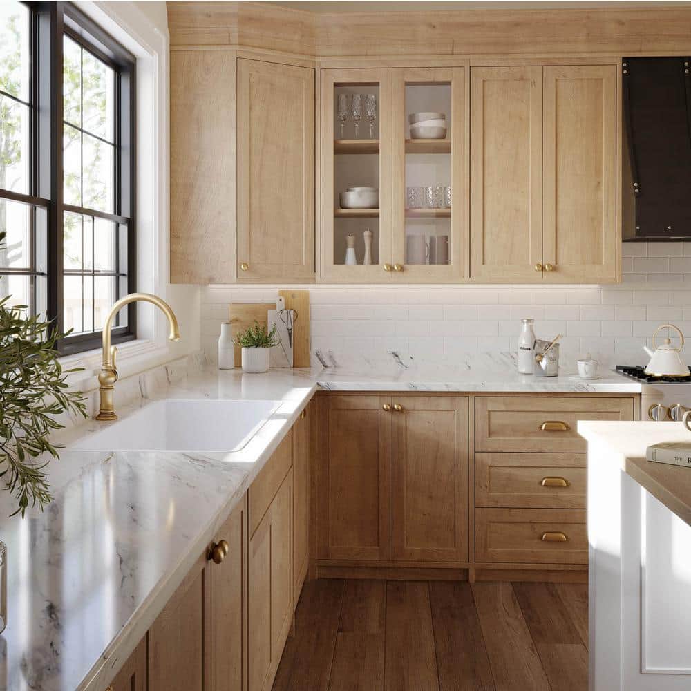 Wilsonart Laminate End Splash Kit in Textured Calcutta Marble with Eased Edge - Hercitys