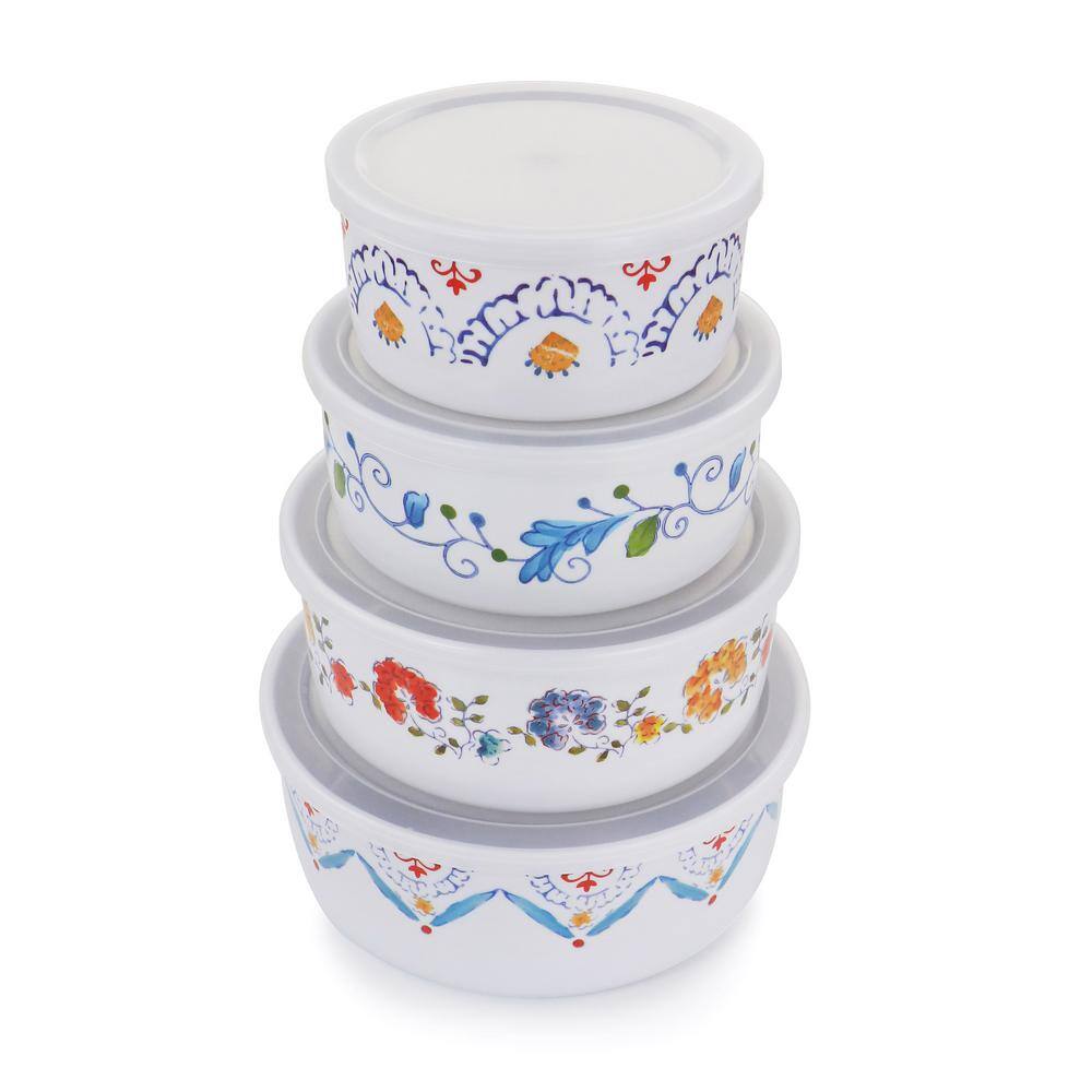 8 Piece Anaya Round Nesting Food Storage Set - Hercitys