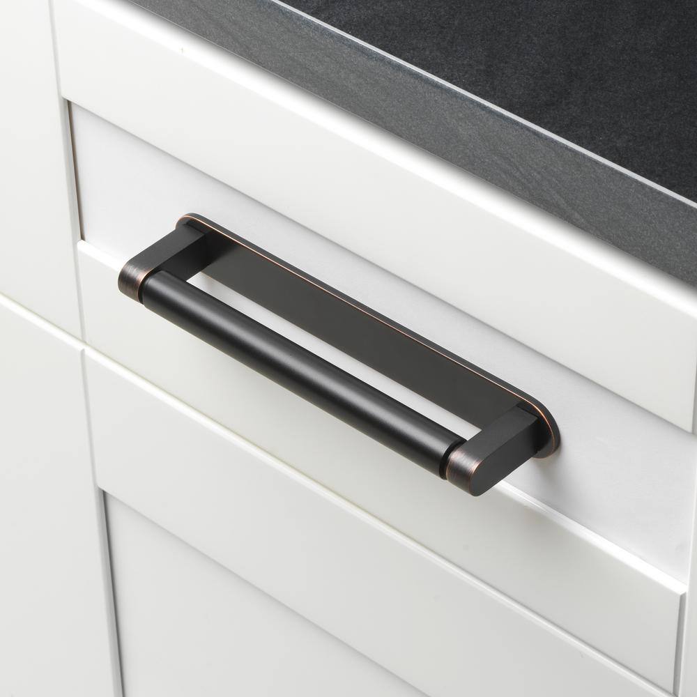 7-1/4 in. Rounded Cabinet Backplate 6-1/4 in. Center to Center, 7343-160-ORB - Hercitys