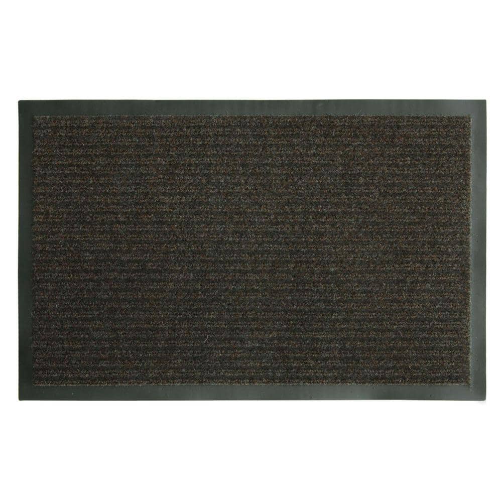 Southern Oaks Dual Rib Mat Brown 18 in. x 28 in. - Hercitys
