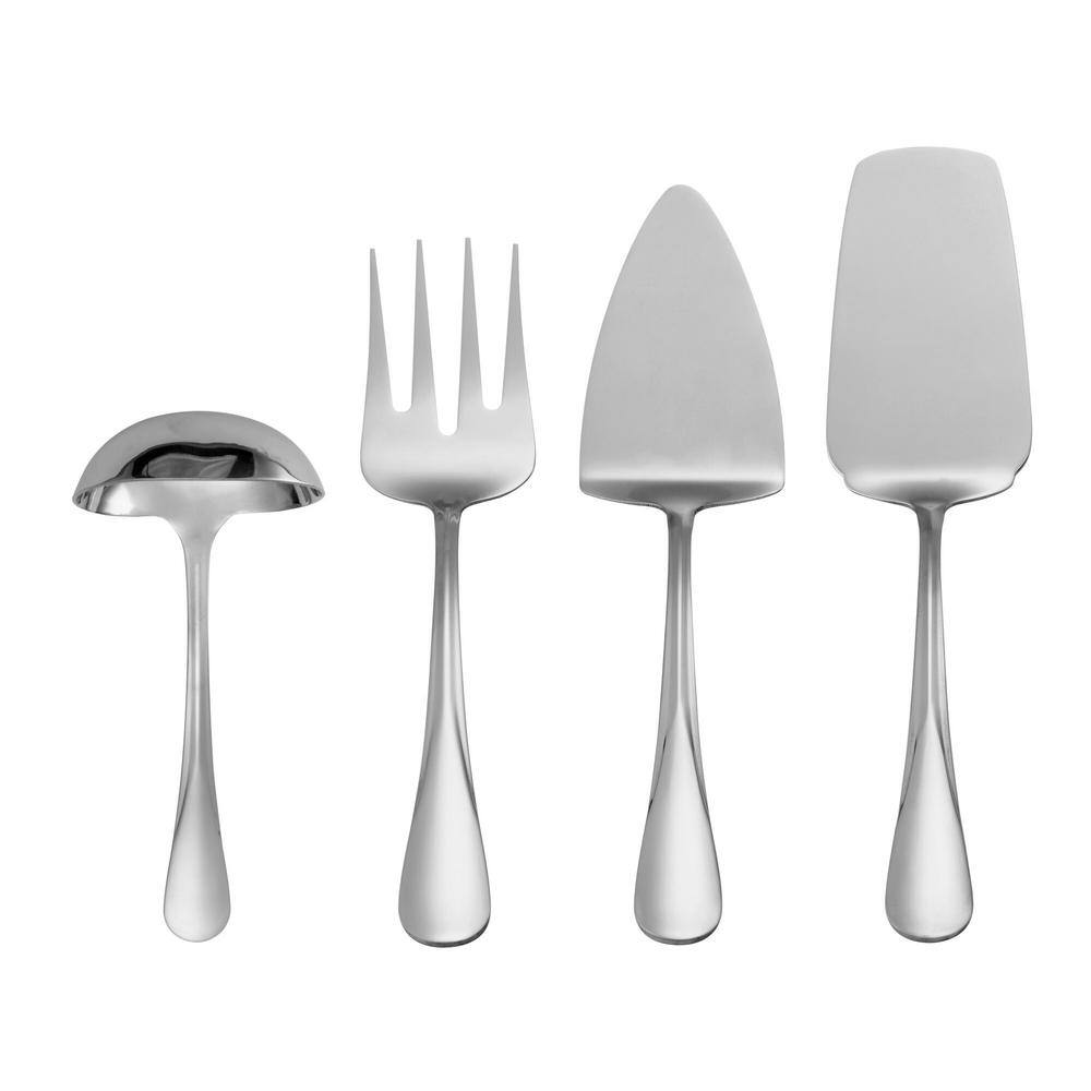 Kaylee 8-pc Serving Set, Stainless Steel 18/0 - Hercitys