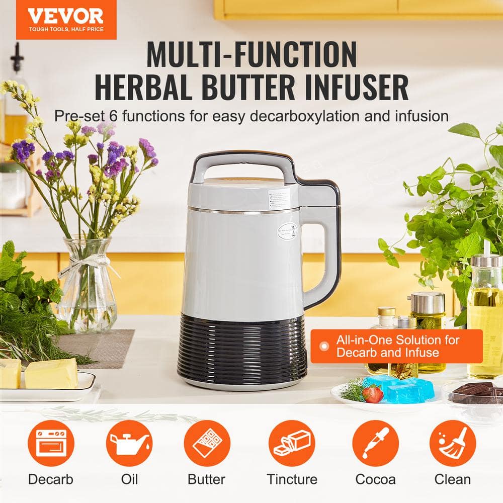 Butter Maker Machine 6-Functions Herbal Infuser, Magic Butter Machine and Oil Infusion Machine - Hercitys