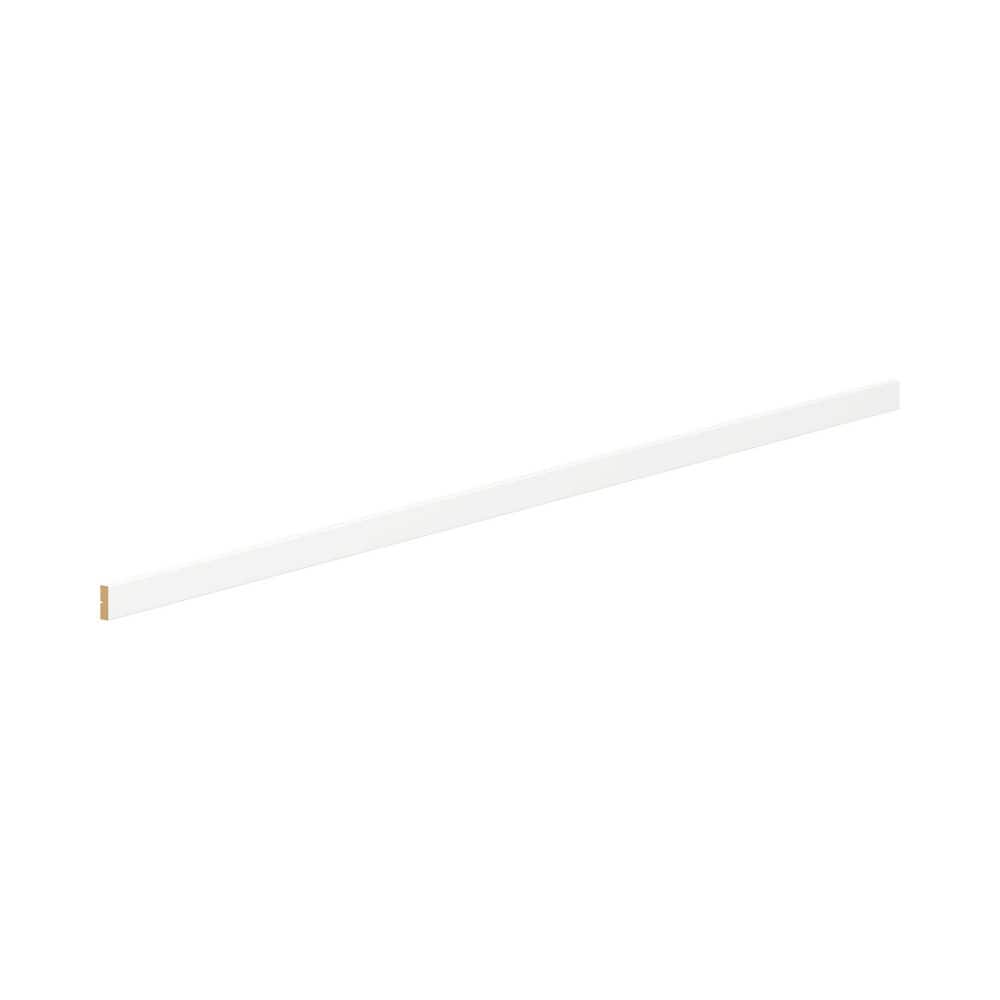96 in. W x 2.36 in. H Valance Edge Moulding in Bright White - Hercitys