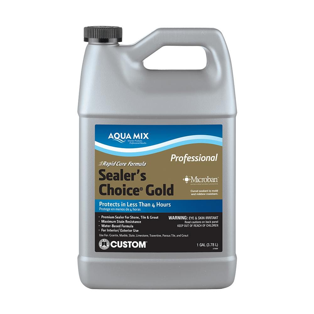 Aqua Mix Sealer’s Choice Gold 4 qt. Penetrating Sealer for Tile, Concrete, Porcelain, Stone and Grout - Hercitys