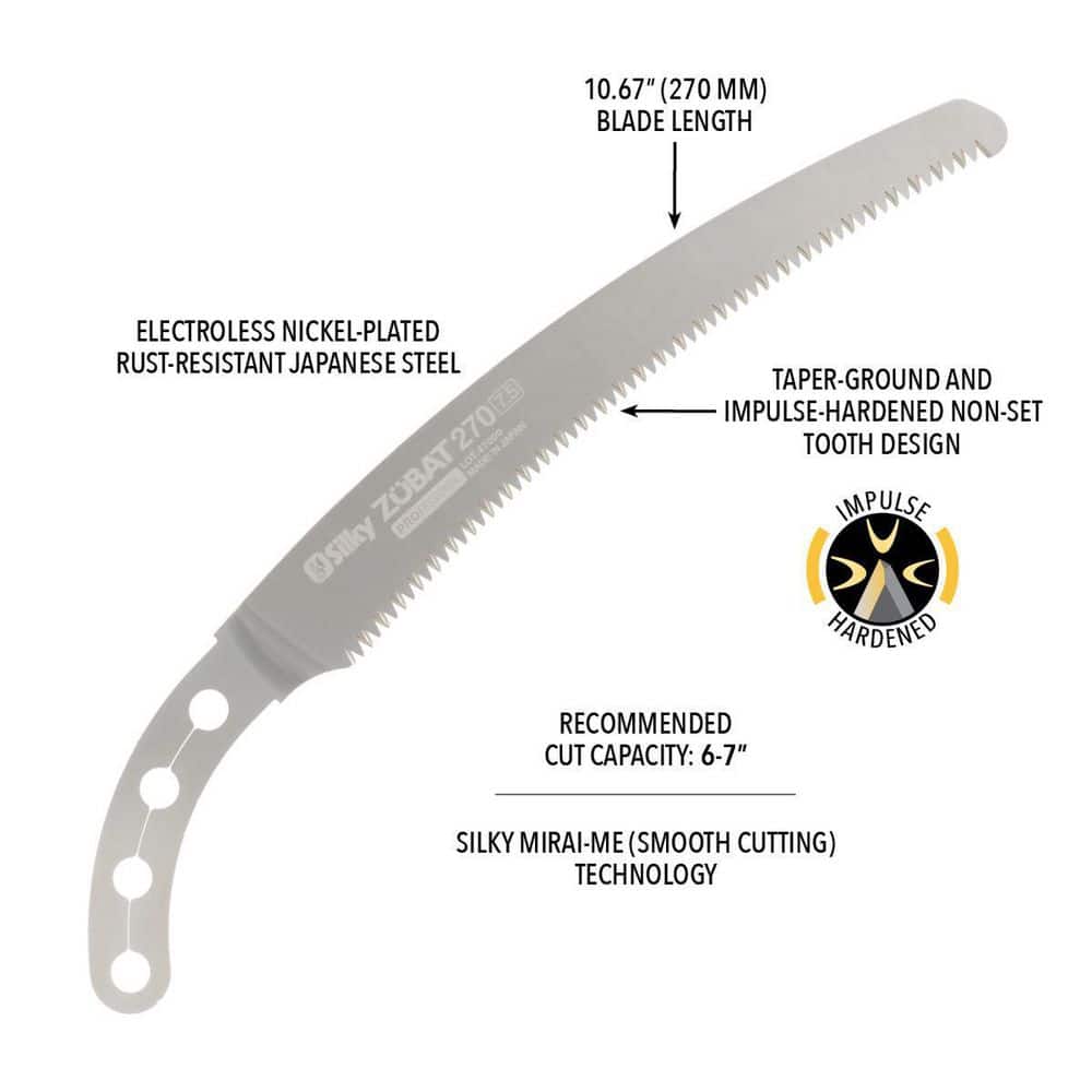 ZUBAT 11 in. Hand Saw Replacement Blade - Hercitys