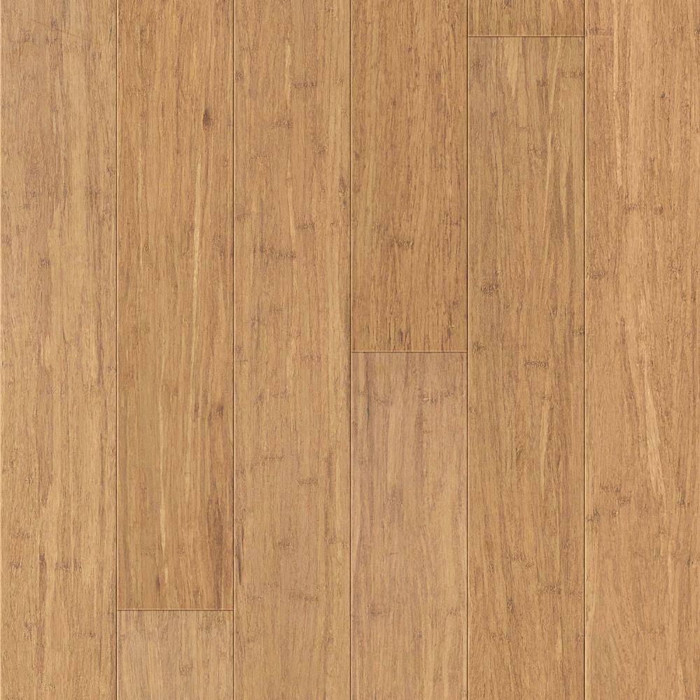 Strand Woven Savory Champagne 1/2″ T x 5″ W x 72-7/8″ L, T and G, Prefinished, Bamboo Flooring (20.7 sq. ft. /case) - Hercitys