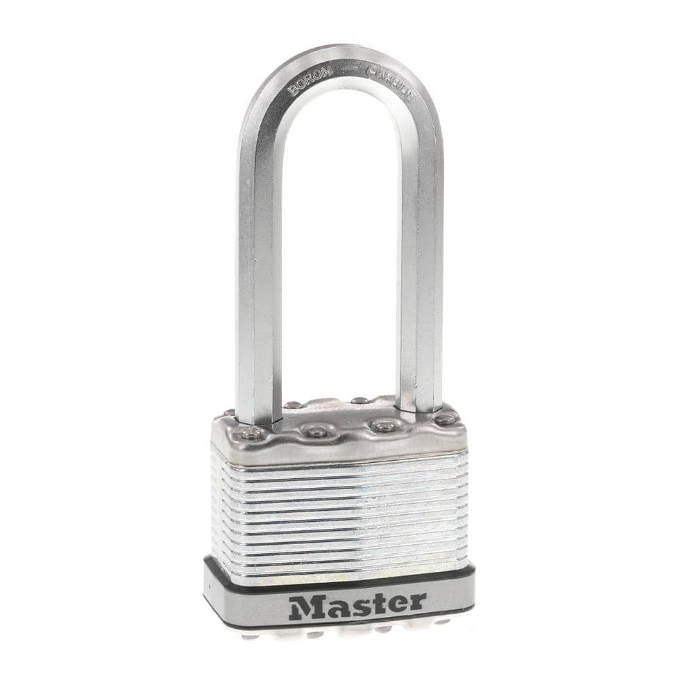 Heavy Duty Outdoor Padlock with Key, 2 in. Wide, 2-1/2 in. Shackle - Hercitys