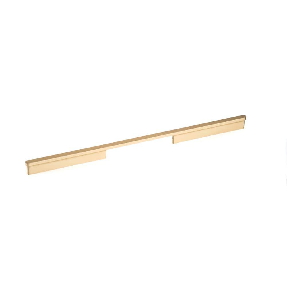 6-5/16 in. or 17-5/8 in. (160 mm or 448 mm) Modern Brushed Gold Cabinet Bar Pull - Hercitys