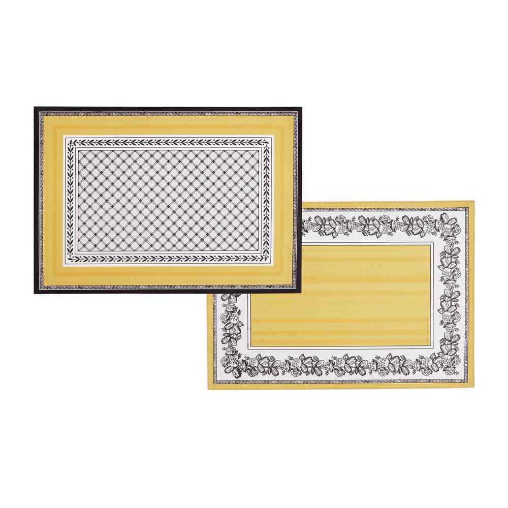 Audun 14 in. W x 20 in. L Multi-Color-Color Print Placemats (Set of 4) - Hercitys