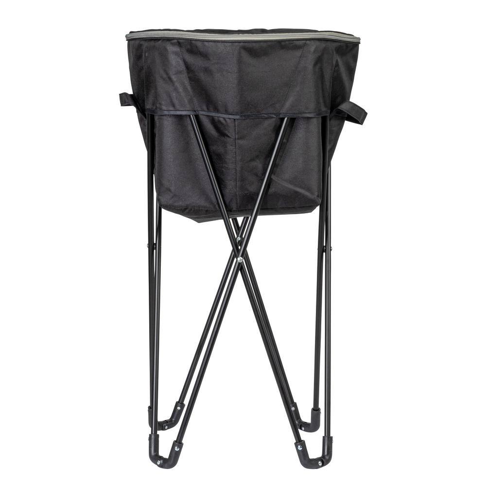 8.8 qt. Black Standing Ice Cooler with Travel Bag - Hercitys