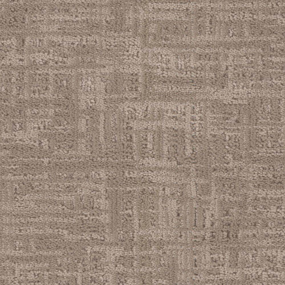 Tailored – Abalone – Beige 38 oz. SD Polyester Pattern Installed Carpet - Hercitys