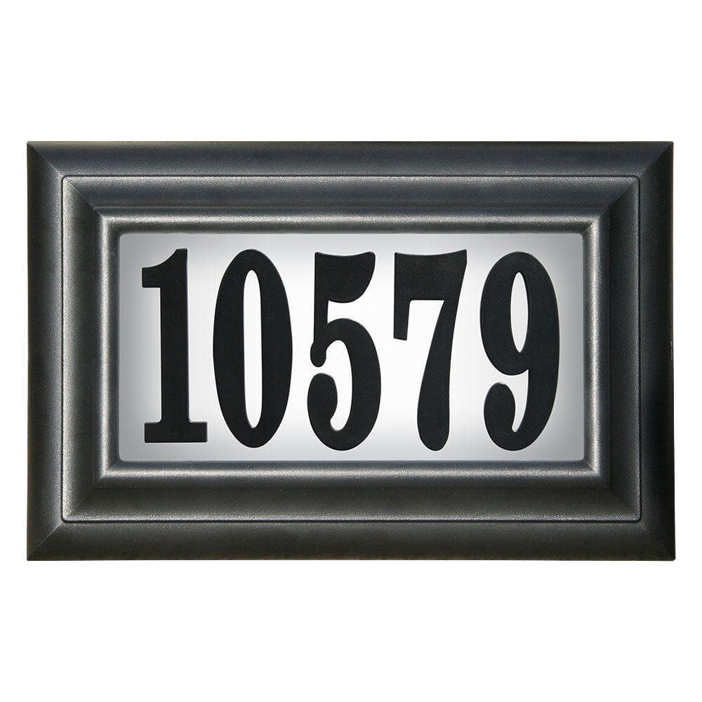 Edgewood Classic Lighted Address Plaque - Hercitys