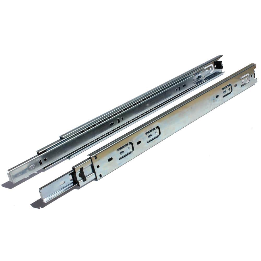 70 Series 28 in. Steel Side-Mount Ball-Bearing Drawer Slide 1-Pair (2 Pieces) - Hercitys