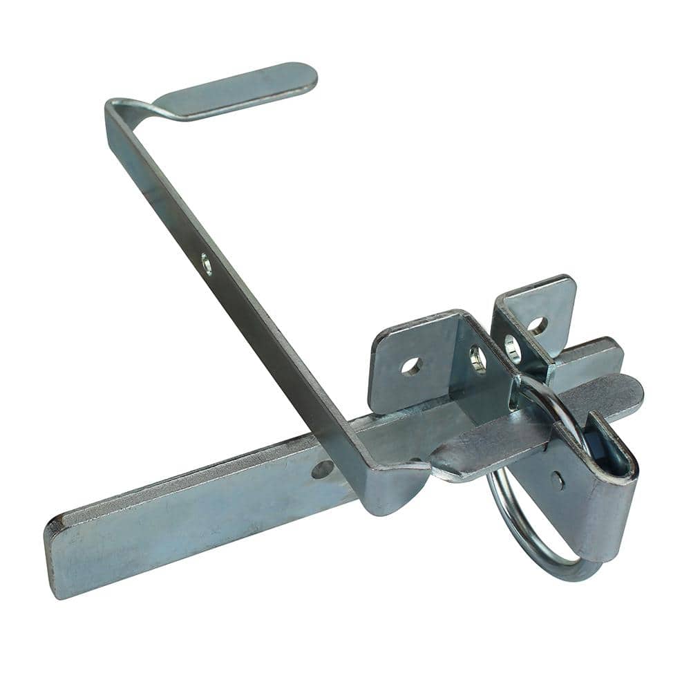 Double Zinc Plated Large Ring Gate Latch - Hercitys
