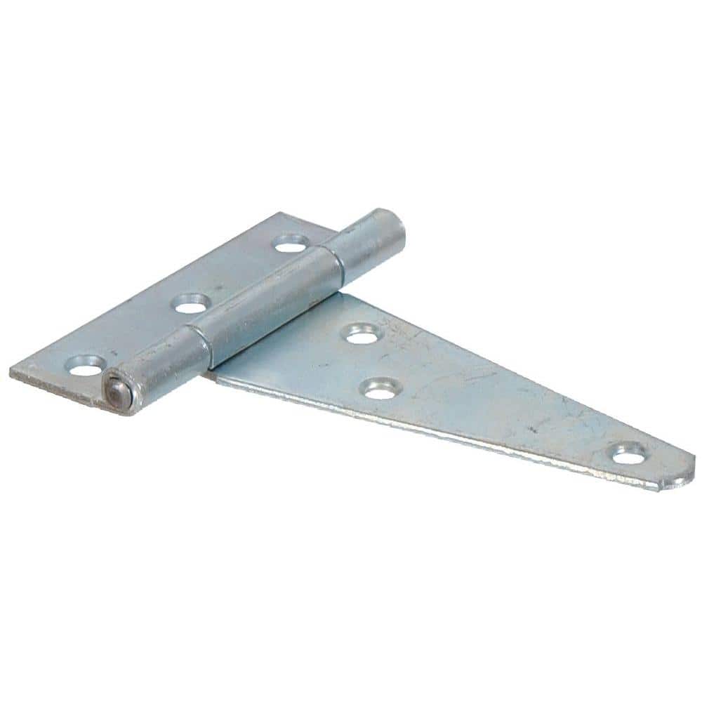 6 in. Heavy T-Hinge in Zinc-Plated (5-Pack) - Hercitys