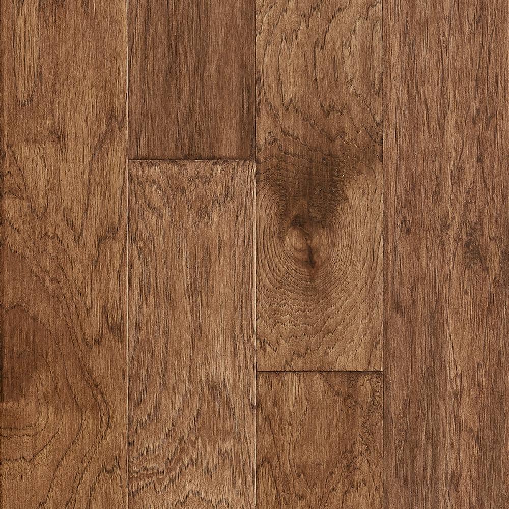 Time Honored Sienna Hickory 3/8 in. T x 5 in. W Click Lock Hand Scraped Engineered Hardwood Flooring (28.1 sq.ft./ctn) - Hercitys