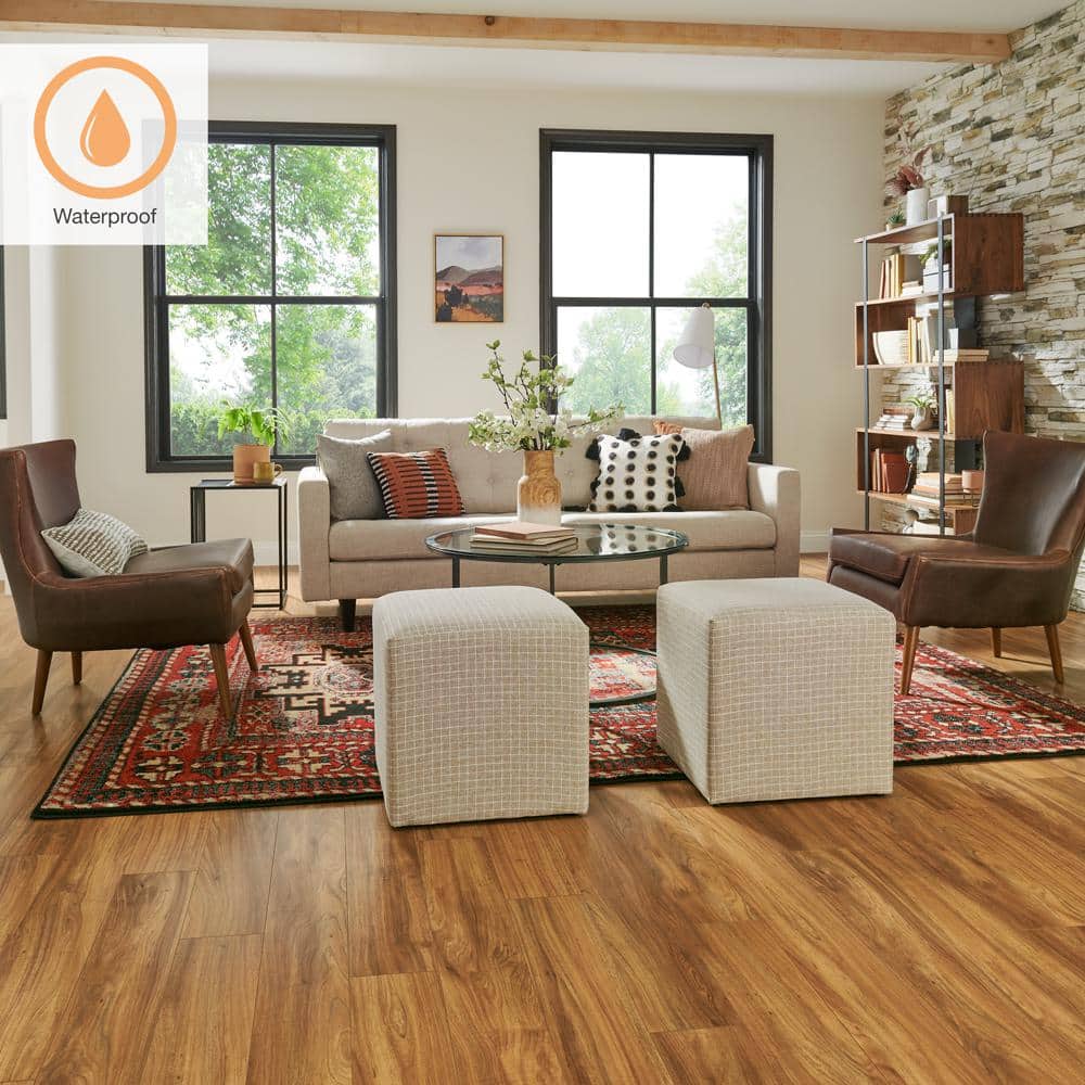 XP+ Catalina Acacia 10 mm T x 6.1 in. W Waterproof Laminate Wood Flooring (20.15 sqft/case) - Hercitys