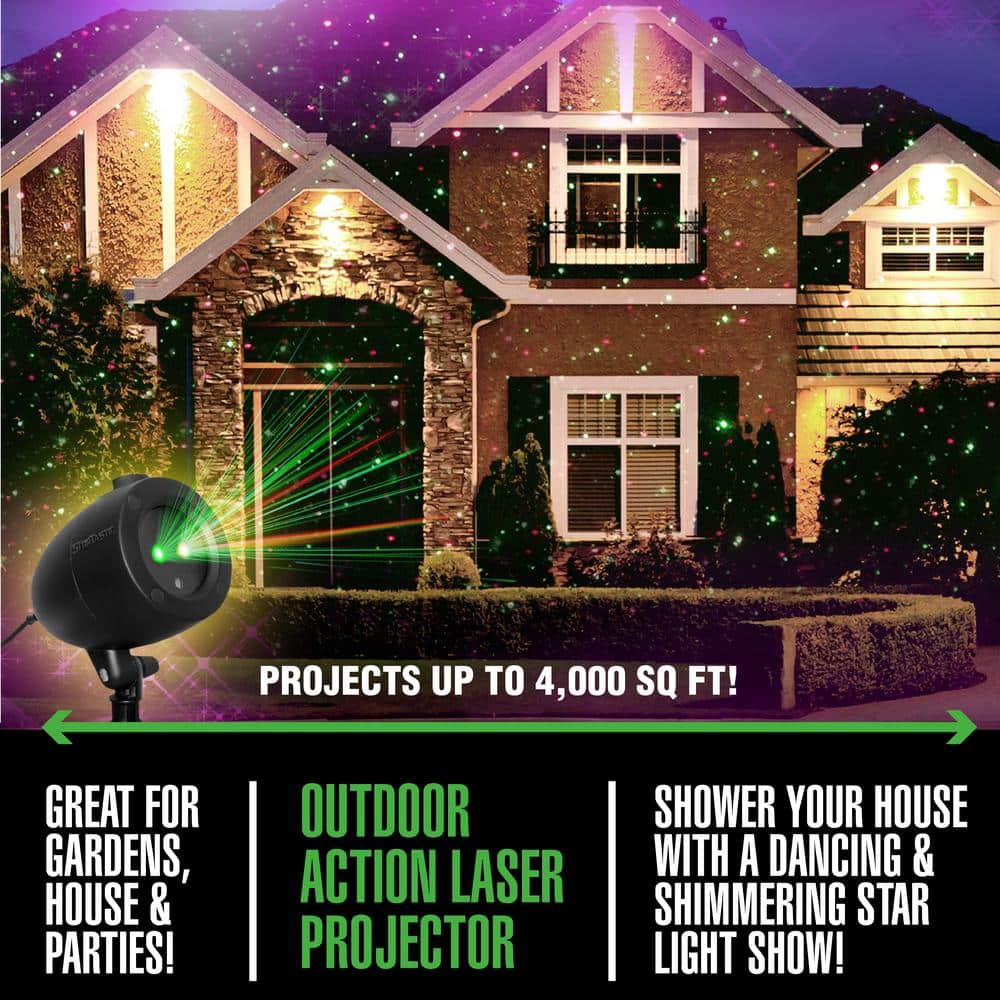 Startastic Action Outdoor Laser Projector - Hercitys