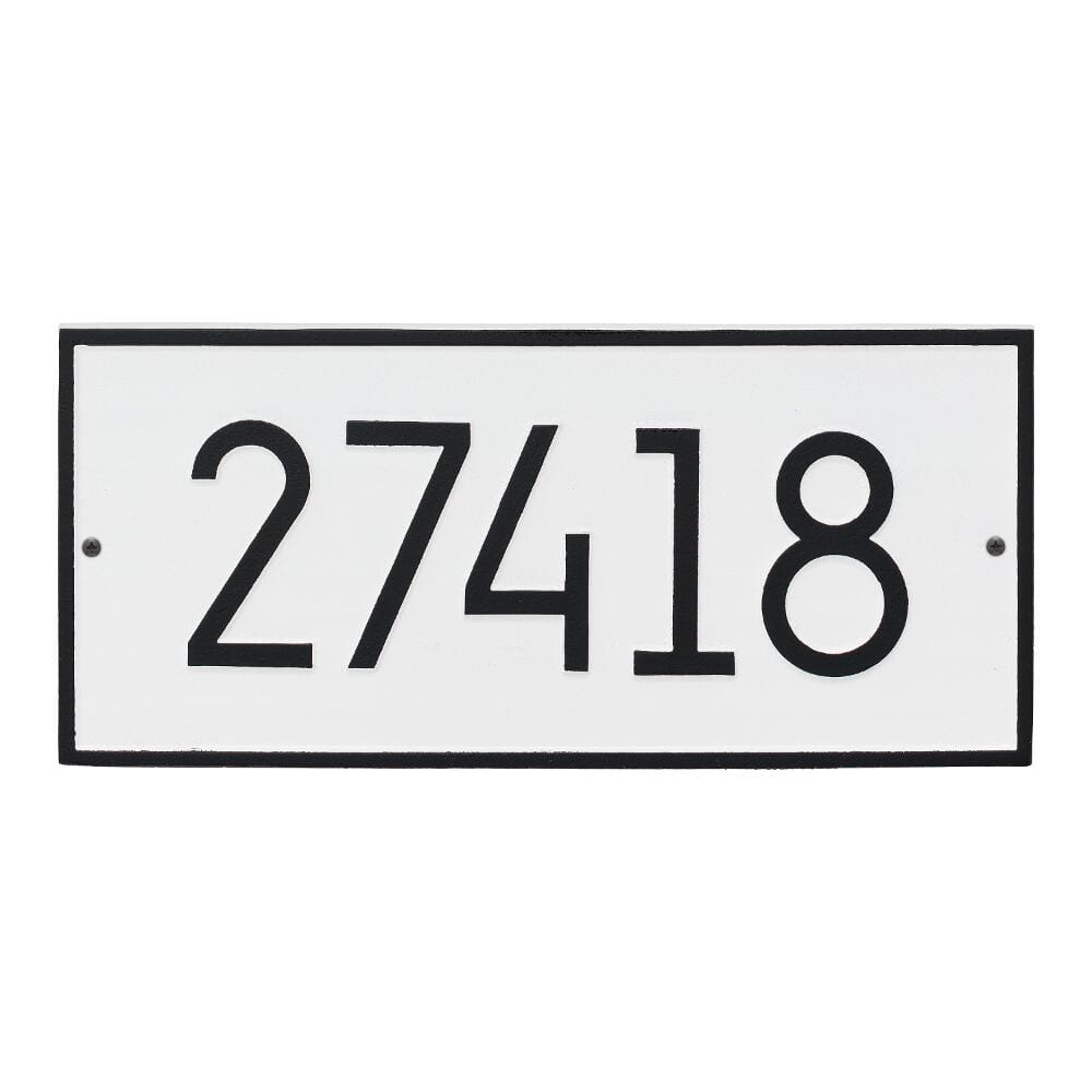 Hartford Modern Personalized Rectangle Vertical Wall Plaque - Hercitys