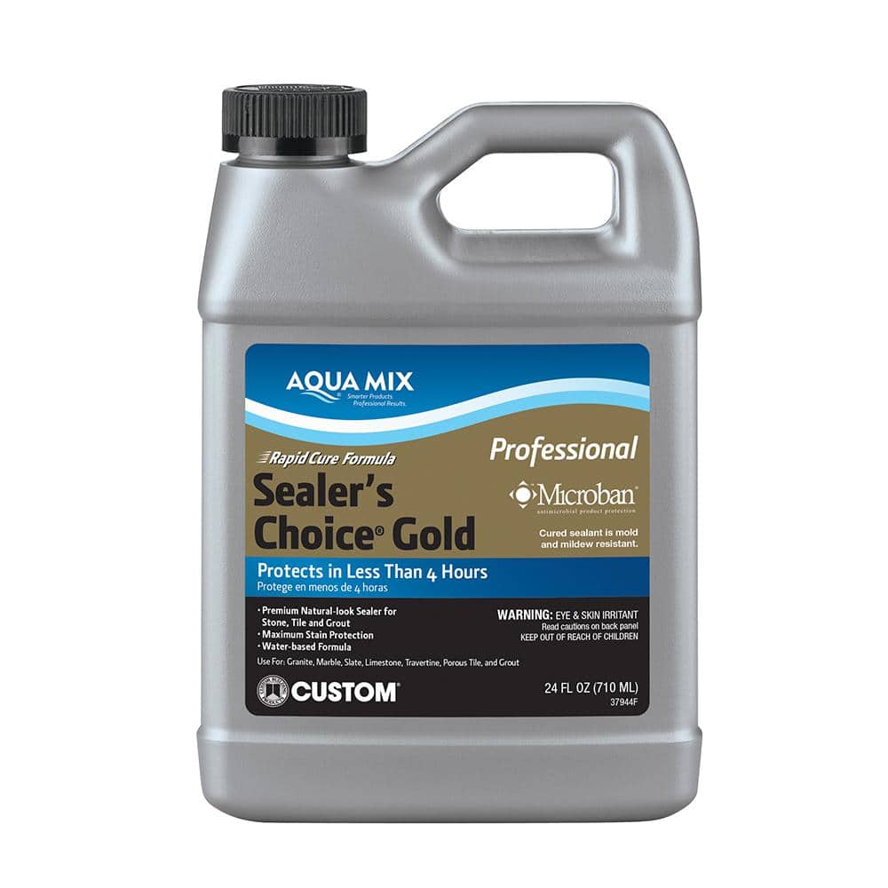 Aqua Mix Sealer’s Choice Gold 0.8 qt. Penetrating Sealer for Tile, Concrete, Porcelain, Stone and Grout - Hercitys