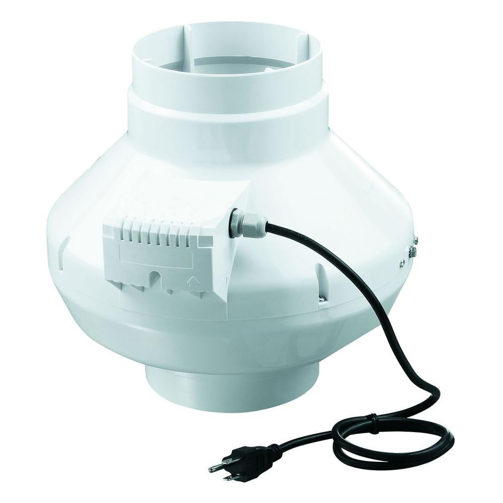 VENTS 162 CFM Power Whole House 4 in. In-Line Centrifugal Plastic Duct Fan - Hercitys