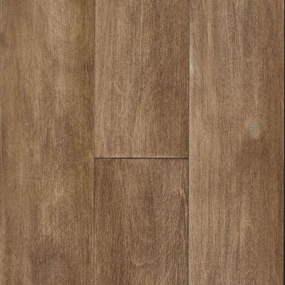 Trapper Peak Birch 2/7 in. T x 6.5 in. W Click Lock Wire Brushed Engineered Hardwood Flooring (19.5 sq.ft./case) - Hercitys