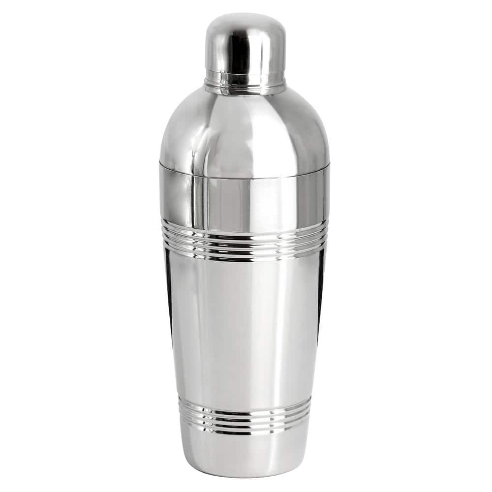 Baldwyn Stainless Steel 25.4 oz. Cocktail Shaker in Silver - Hercitys