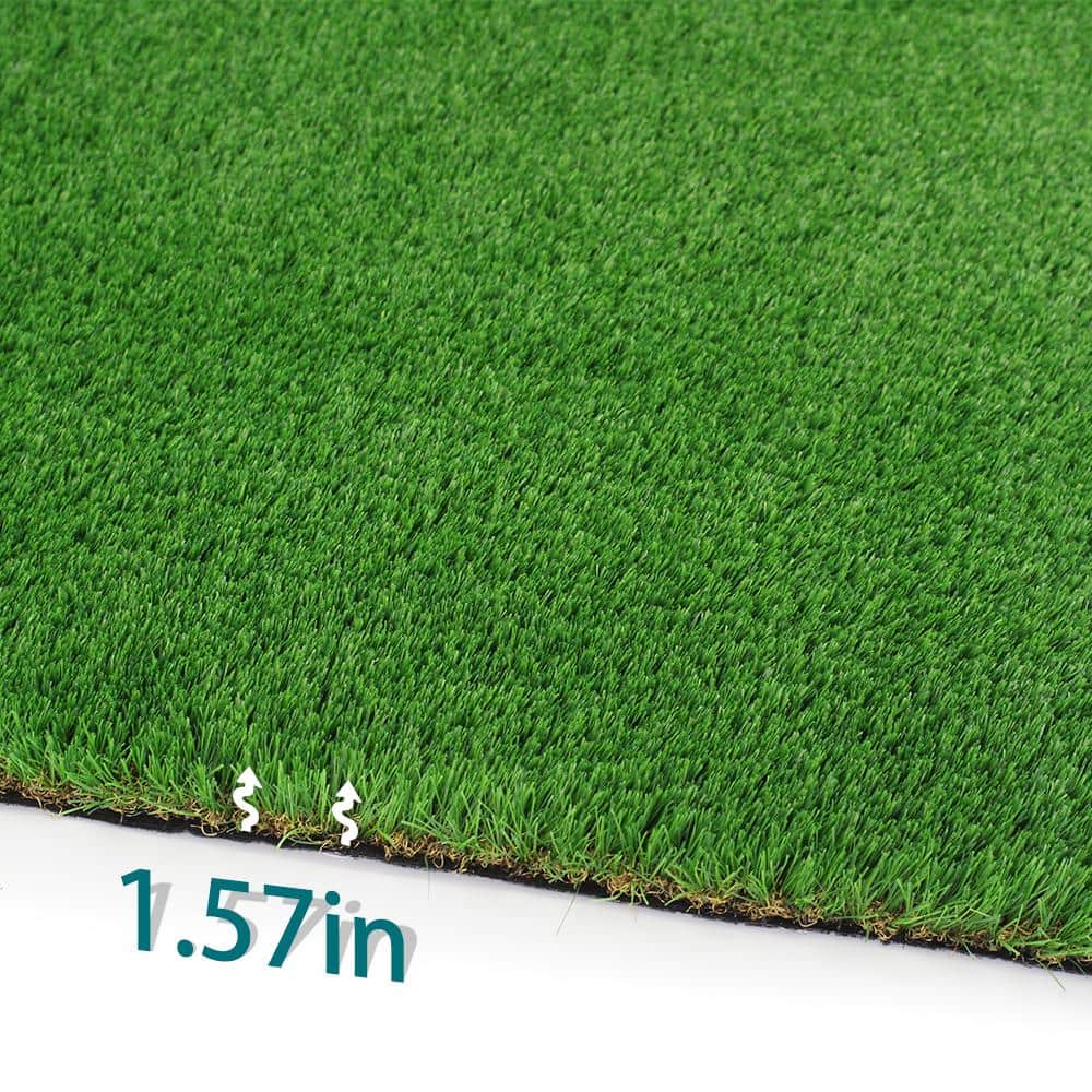 Premium Landscape 11 ft. W x Cut to Length Green Artificial Grass Turf - Hercitys