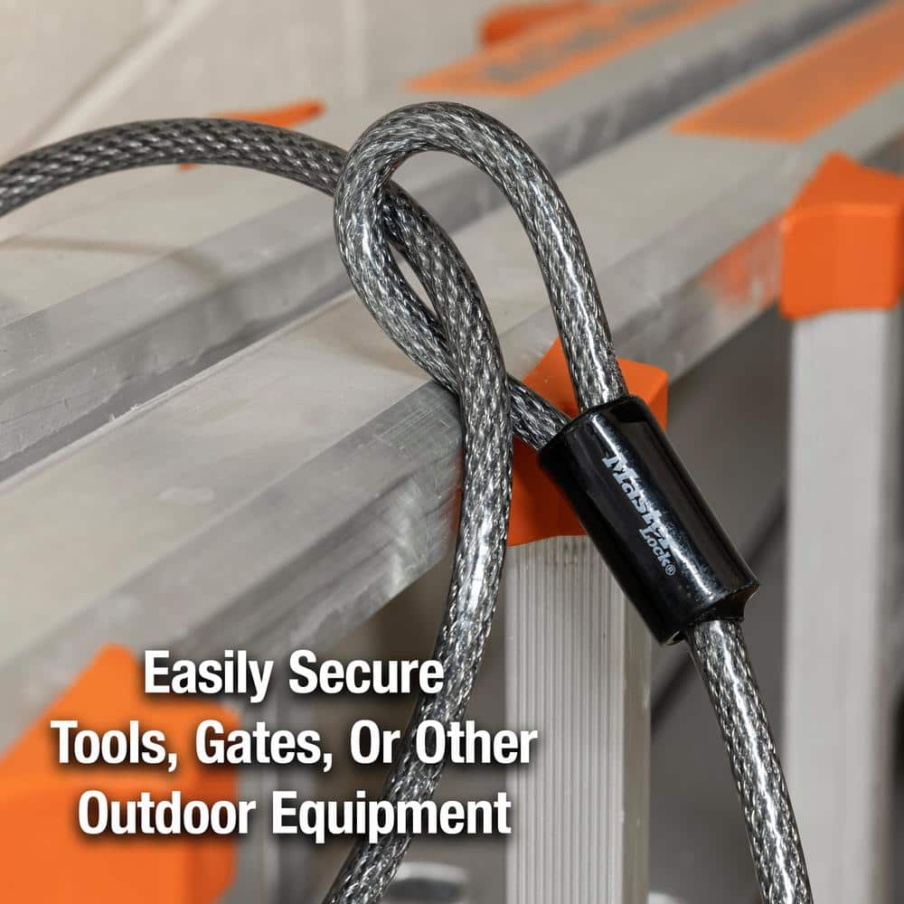 Steel Cable with Looped Ends, 30 ft. Long - Hercitys