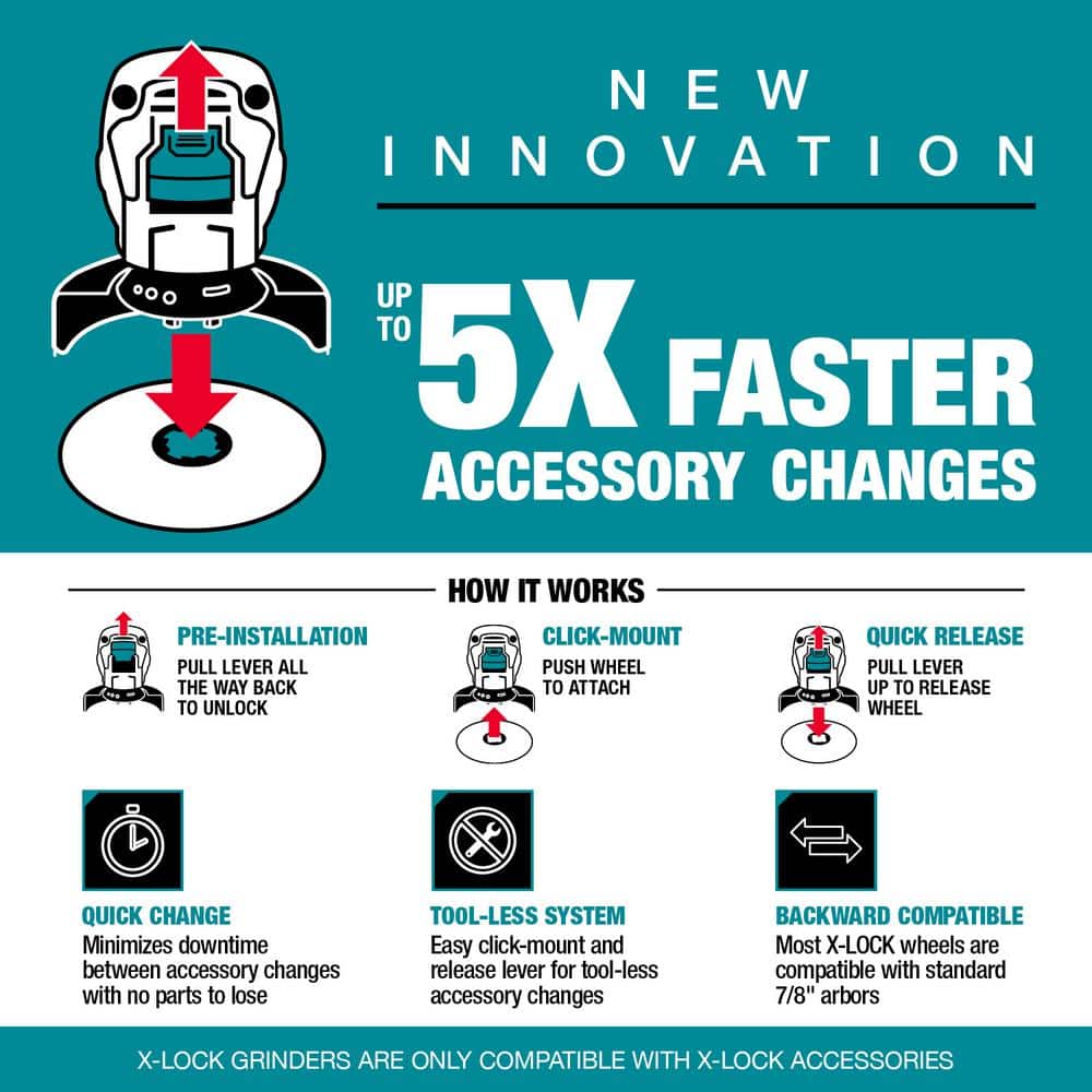 X-LOCK 4-1/2 in. Turbo Rim Diamond Blade for Masonry Cutting - Hercitys