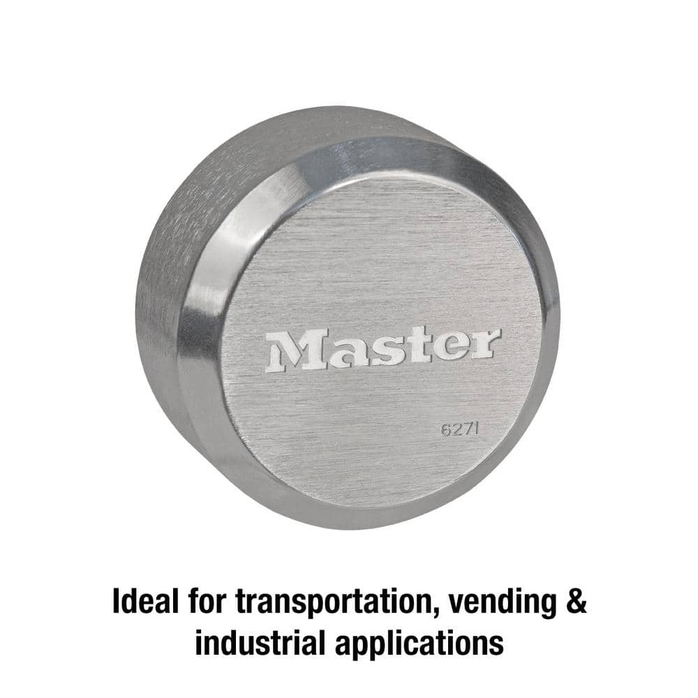 Heavy Duty Outdoor Padlock with Key, Hidden Shackle - Hercitys