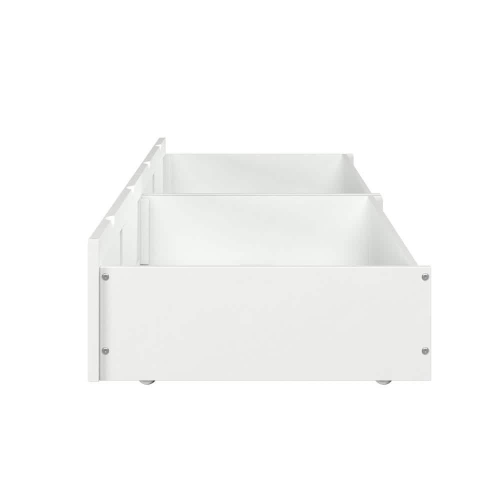 White Twin/Full Bed Drawer (Set of 2) - Hercitys