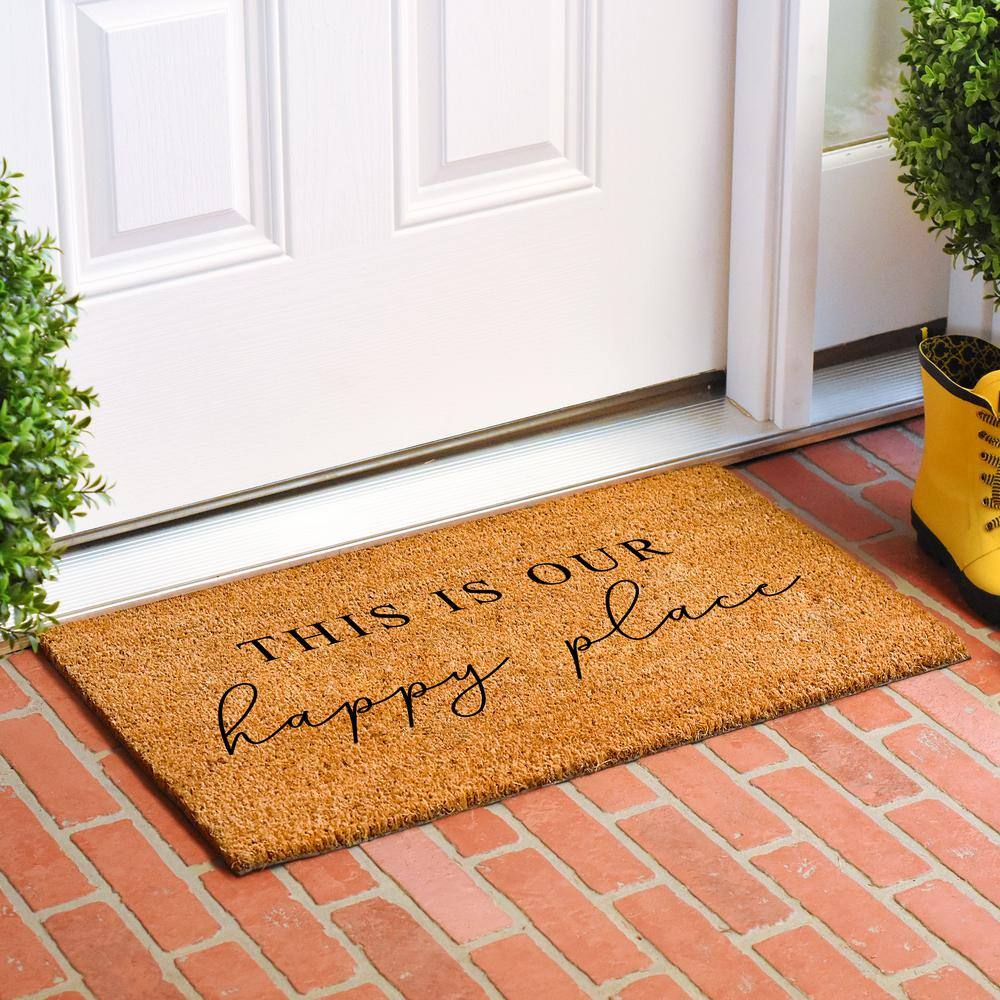 Happy Place Doormat, 36″ x 72″ - Hercitys