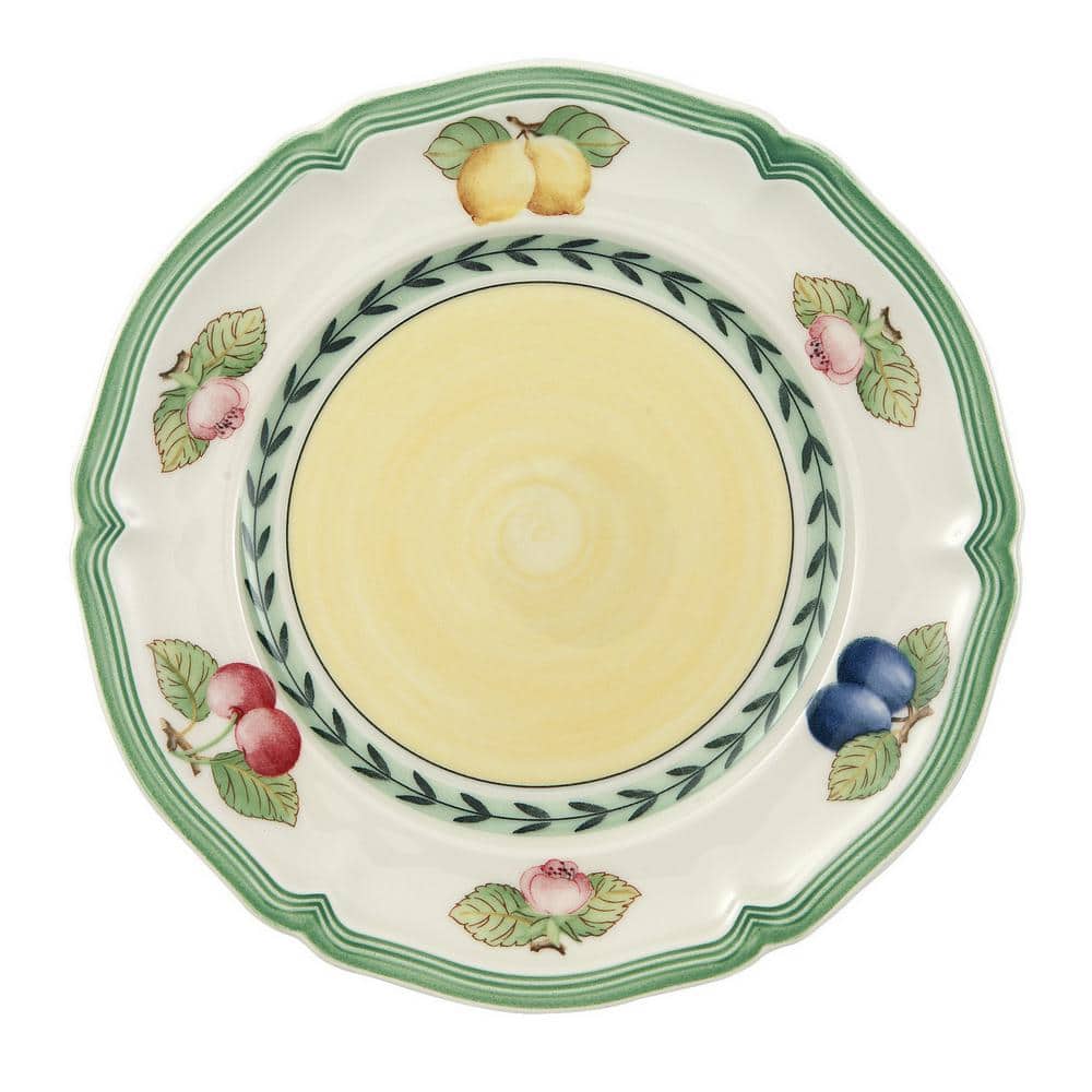French Garden Multi Color Porcelain Salad Plate - Hercitys