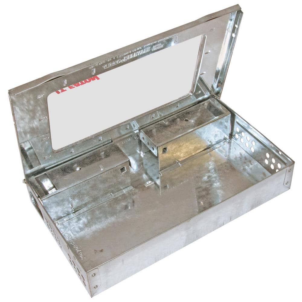 Repeater Low Profile Multi-Catch Mouse Trap Clear Inspection Window (12-Pack) - Hercitys