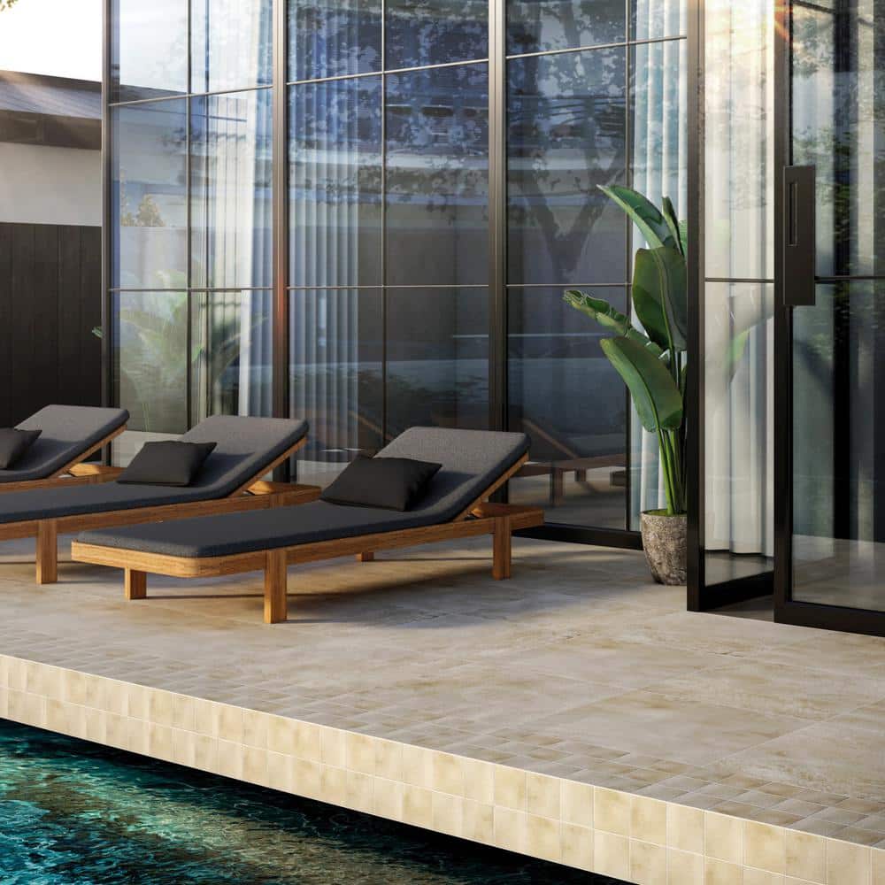 Wave 12 in. x 24 in. Honed Sand Porcelain Tile (15.5 sq. ft./Case) - Hercitys