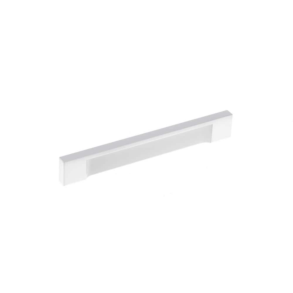 Viareggio Collection 5-1/16 in. (128 mm) Modern White Cabinet Finger Pull - Hercitys