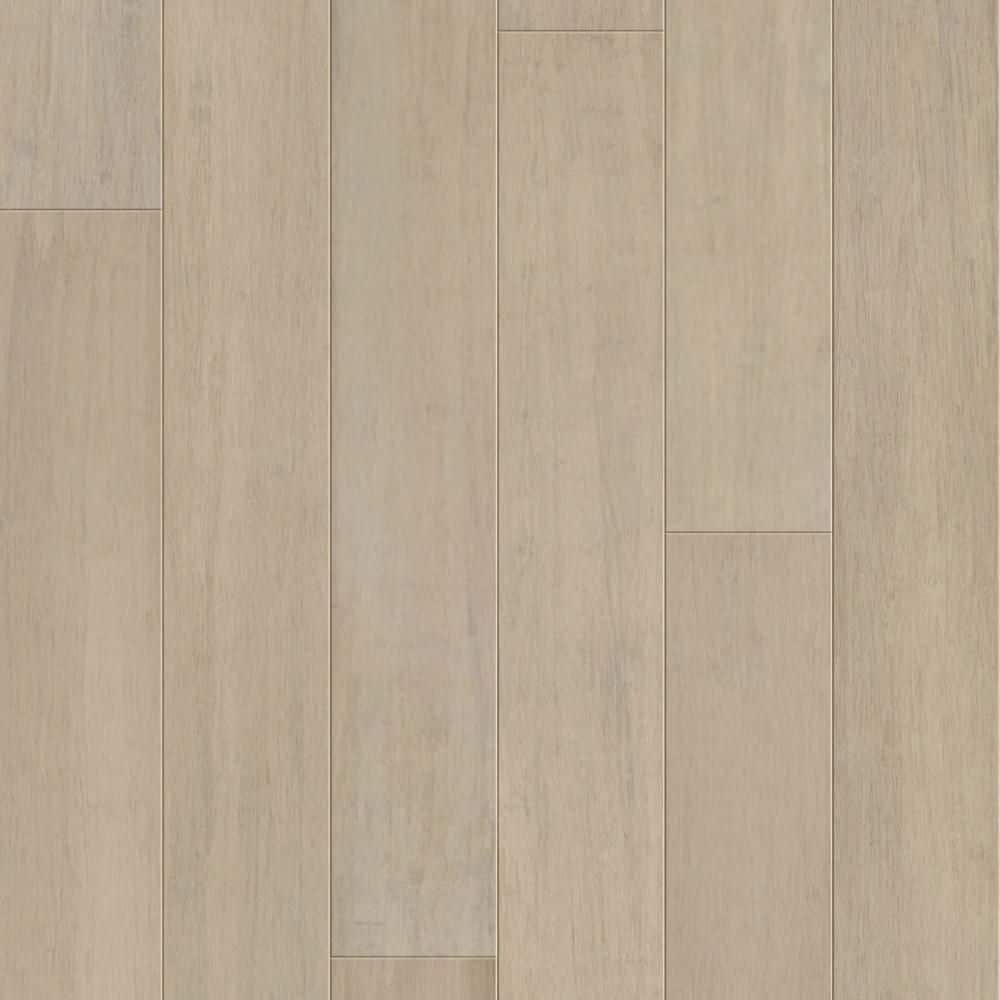 Strand Woven Radiant Haze 1/2 in. T x 5 in. W x 72-7/8 in. L, T&G, Prefinished Bamboo Flooring (20.7 sq.ft./case) - Hercitys