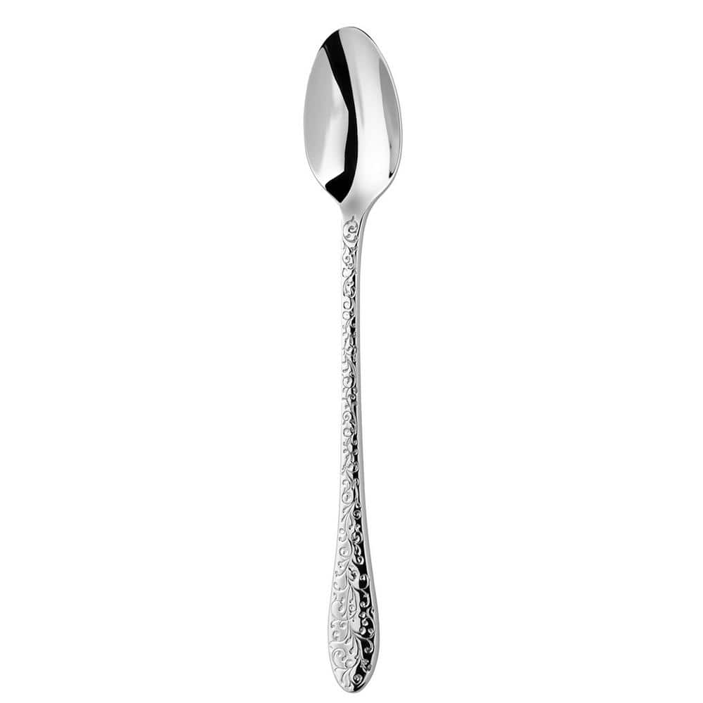 Ivy Flourish 18/10 Stainless Steel Iced Tea Spoons (Set of 12) - Hercitys