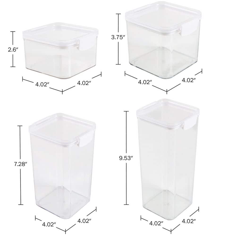 6-Piece Food Storage Containers with Lids Set - Hercitys