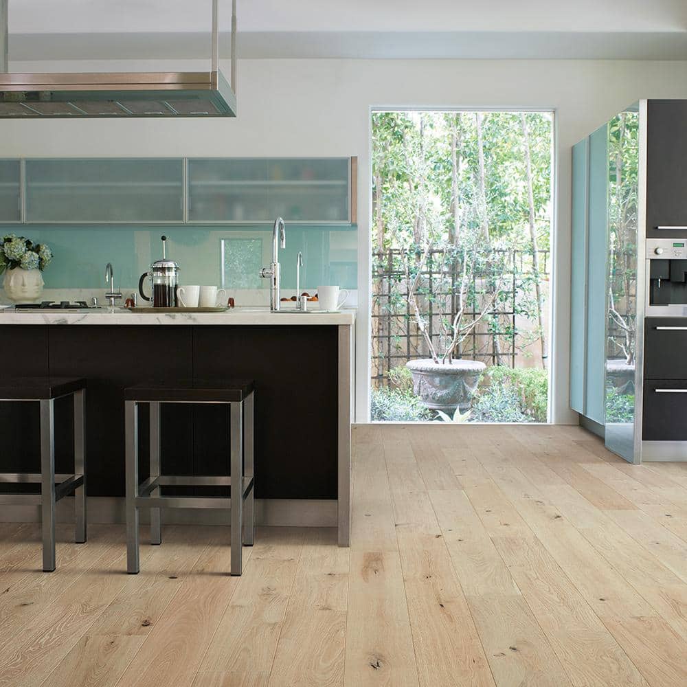 Tunitas French Oak 3/8 in. T x 6.5 in. W Click Lock Wirebrushed Engineered Hardwood Flooring (23.6 sq. ft./case) CXS - Hercitys