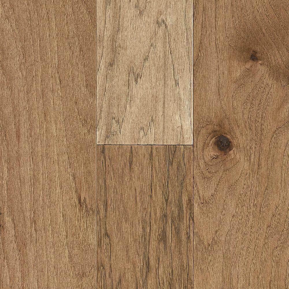 Time Honored Saddle Hickory 3/8 in. T x 6 in. W Click Lock Wire Brushed Engineered Hardwood Flooring (30.6 sq.ft./ctn) - Hercitys