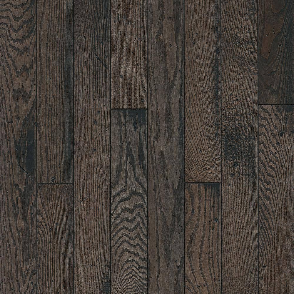 Revolutionary Rustics Rustic Tone Gray Oak 3/4 in. T x 3-1/4 in. W Distressed Solid Hardwood Flooring (22 sq.ft./ctn) - Hercitys