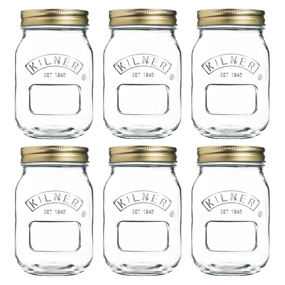 Canning Glass Canning Jar 17 oz. – (Set of 6) - Hercitys