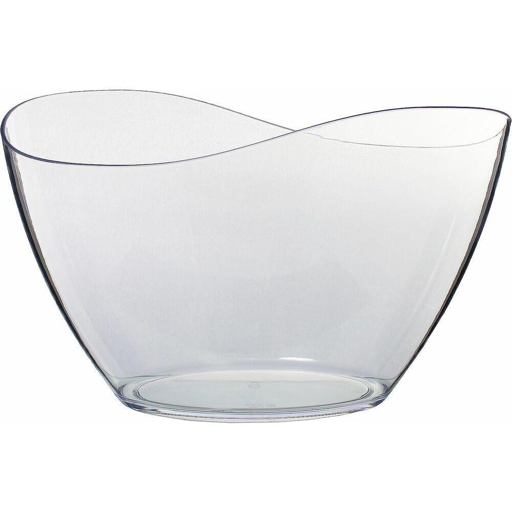 AB-55-C Clear Wave Party Tub, Clear - Hercitys