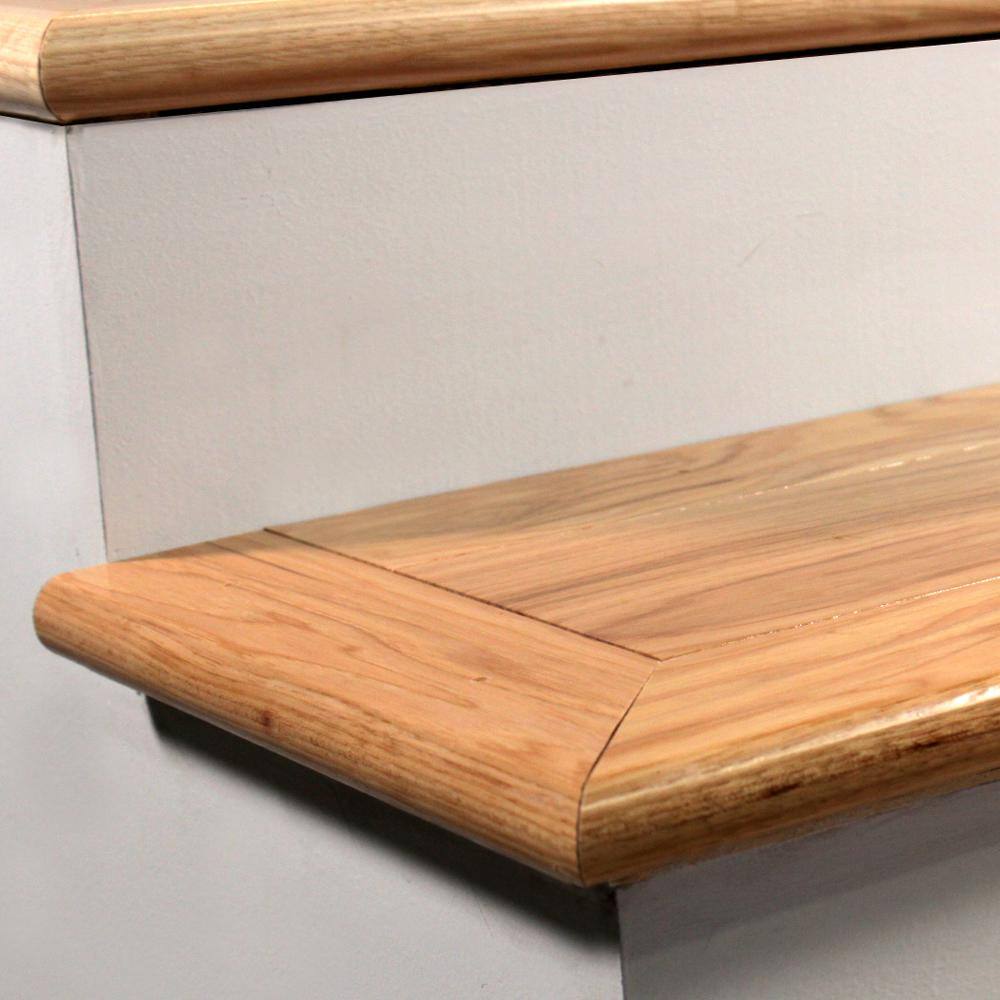 Yully 0.375 in. Thick x 2.78 in. Wide x 78 in. Length Hardwood Stair Nose - Hercitys