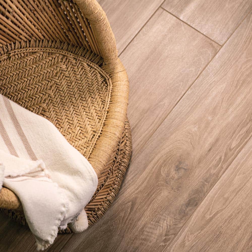 Arrowhead Rectangle 10 in. x 60 in. Matte Taupe Porcelain Floor Tile (16.15 sq. ft./Case) - Hercitys