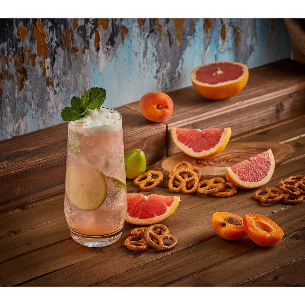 Gwen 18.5 oz. Clear Crystal Highball Drinking Glass (Set of 8) - Hercitys